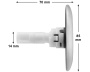 Jazzi 3 1/4 " Cluster Jet, Adjustable Directional - Click to enlarge