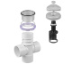 Wellis 2" LED diverter valve - Click to enlarge