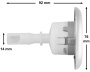 Pentair Micro Cyclone Directional jet with stainless steel face - Click to enlarge