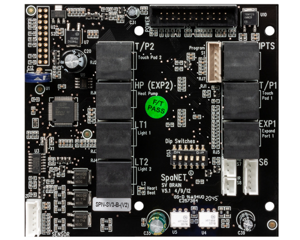 SpaNet SV3-V2 Brain PCB - Click to enlarge