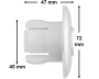 Certikin Flolux Flojet eyeball return inlet - Click to enlarge