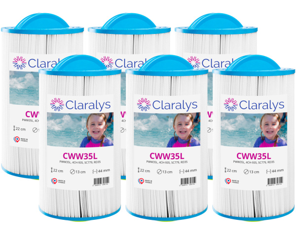 6er-Karton Claralys CWW35L Filtern - Zum Vergr&ouml;&szlig;ern klicken