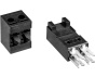 2-Way IDC connector socket for cable mount, 1-row - Click to enlarge