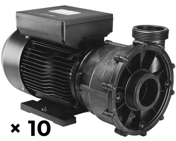 10 Koller-Pumpe 3 HP zweinstufige Pumpen - Zum Vergr&ouml;&szlig;ern klicken