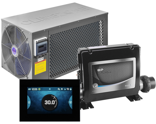 Balboa heat pump pack Clim8zone + BP2100 G1 + spaTouch 3 - Click to enlarge