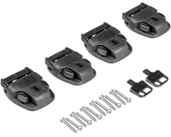 Set mit 4 einfachen Abdeckclip fr 26-mm-Riemen