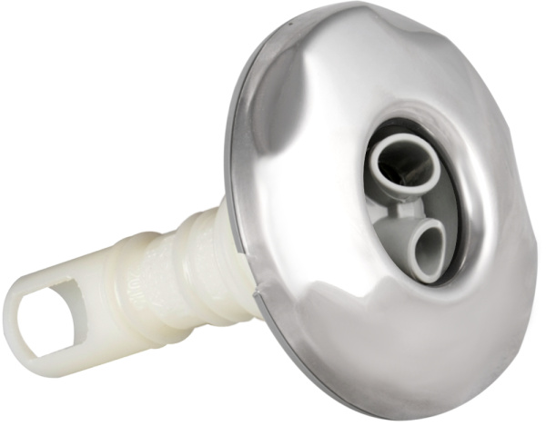 Waterway Cluster Storm thread-in jet - Twin Roto Stainless steel - Click to enlarge
