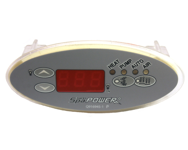 SpaPower SP601 control panel - Click to enlarge