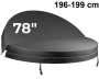 78-inch round insulating cover - Click to enlarge