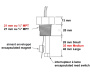Harwil 35 mm flow switch with 1/2" thread - Click to enlarge