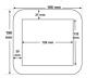 Waterway skimmer square trim plate - plastic - Click to enlarge