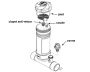Waterway chlorinator valve control - 2007 and later - Click to enlarge